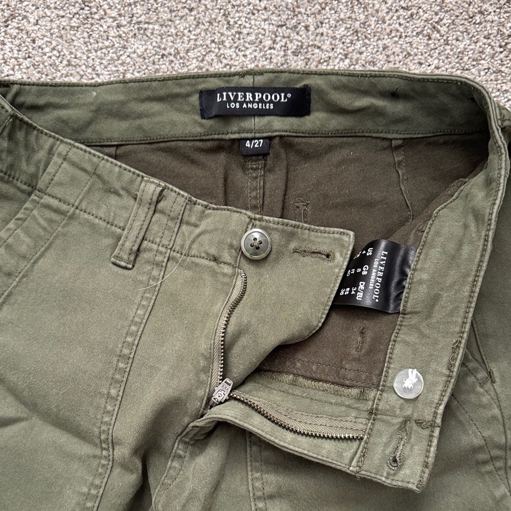 Liverpool Olive Green Track Pants